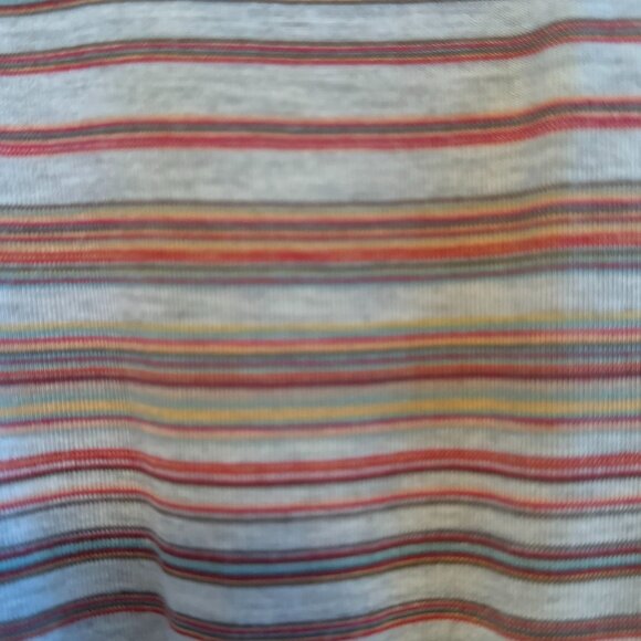 Max Studio super cute striped tank top with center knot X Small - Picture 3 of 9